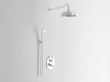 BIANCA - 4 hole Recessed shower set with overhead shower by Park Avenue - view 2